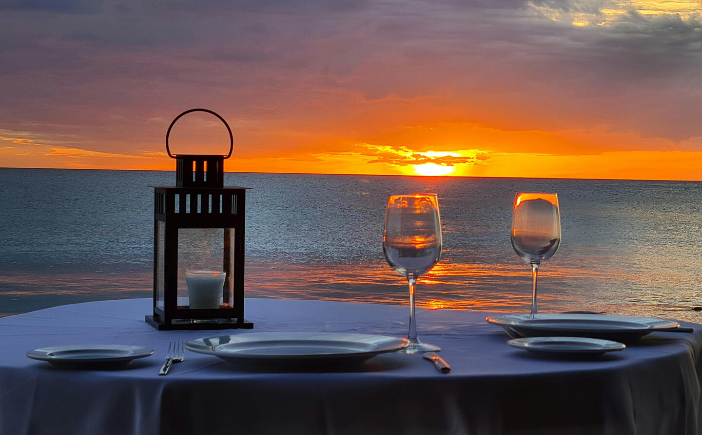 Cambaya Beach Resort Field Table Dinner